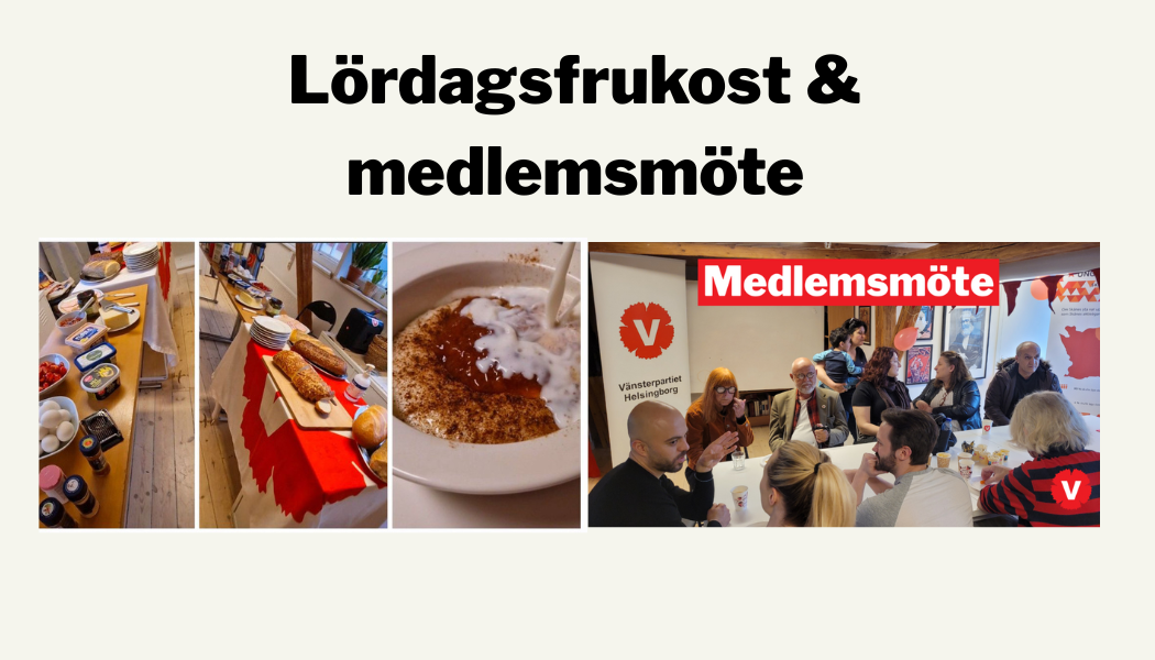 Lördagsfrukost & medlemsmöte - öppet för alla