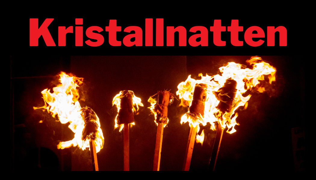 Minnesmanifestation för Kristallnatten