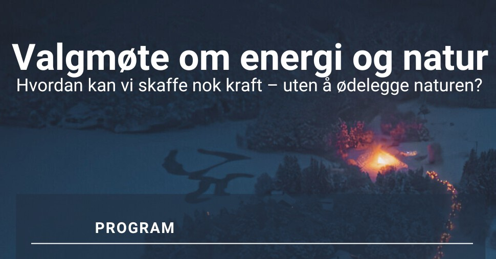 Valmøte om energi - Naturvernforbundet - Alver