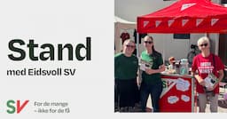 Stand med Eidsvoll SV