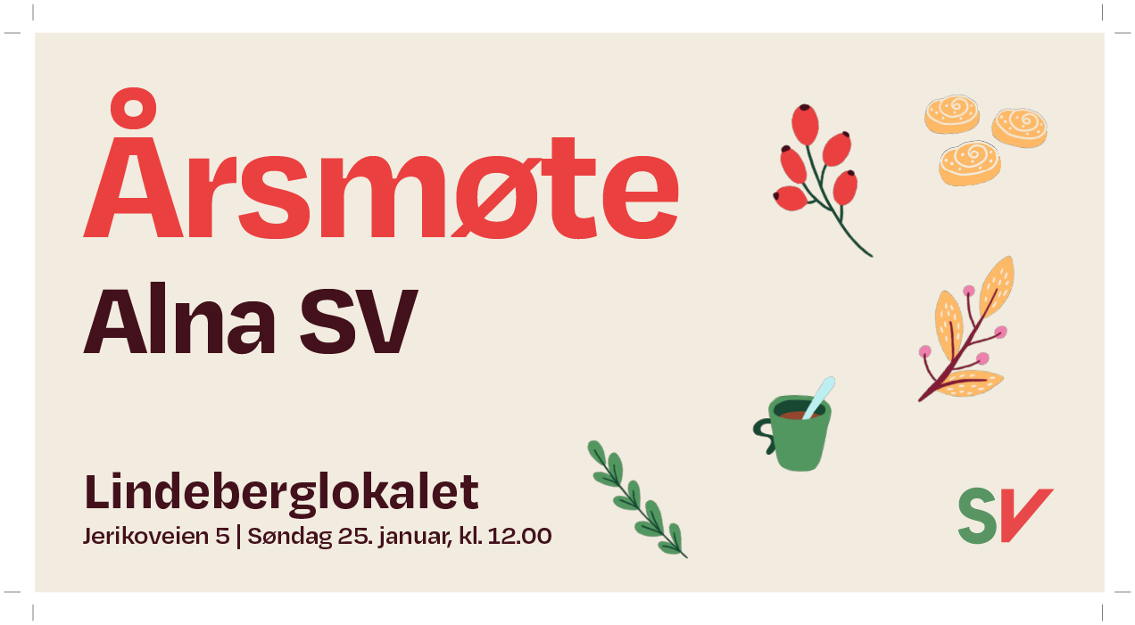 Årsmøte i Alna SV