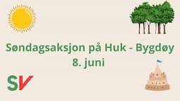 Søndagsaksjon på Huk