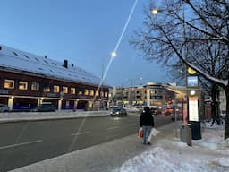 Valgkamp-stand på Røa